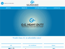 Tablet Screenshot of ogheavyduty.com